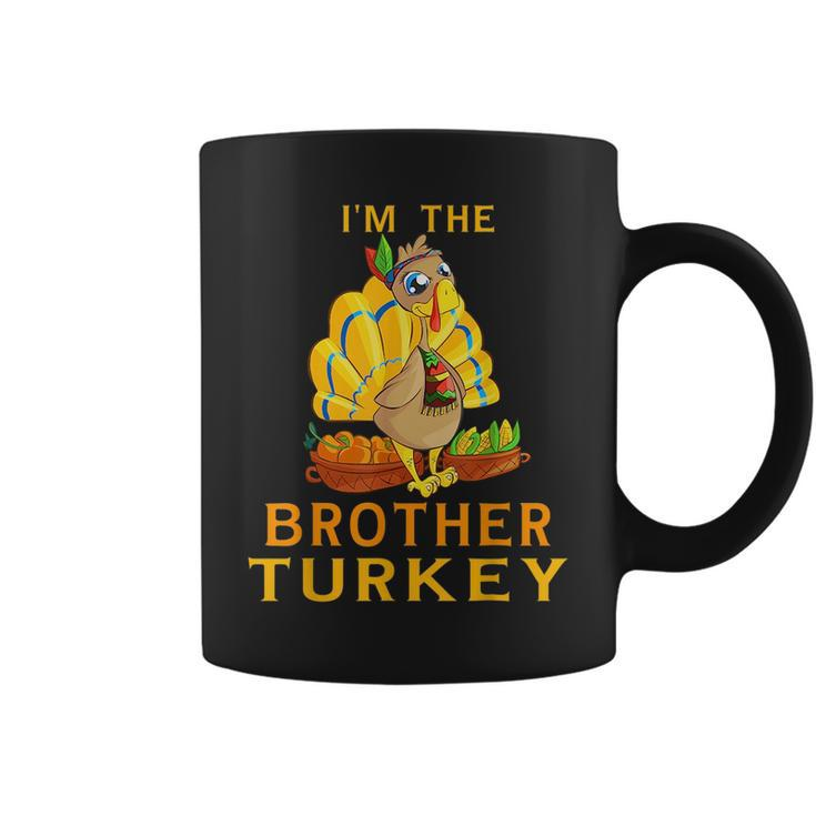 Brother Turkey Matching Family Group Thanksgiving Party Pj Funny Gifts For Brothers Coffee Mug