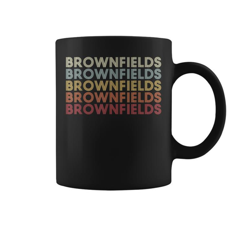Brownfields Louisiana Brownfields La Retro Vintage Text Coffee Mug