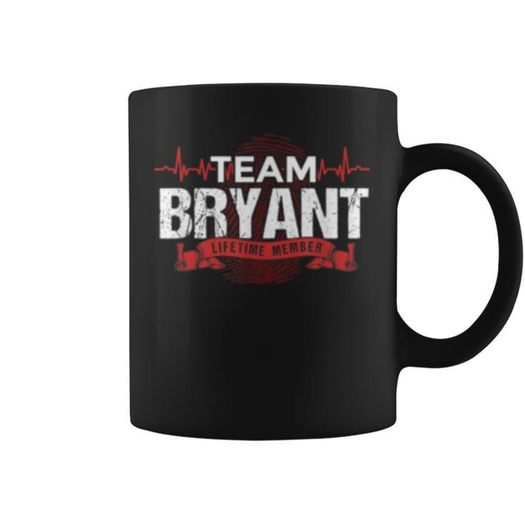 Bryant Team Family Reunions Dna Heartbeat Gift  Coffee Mug