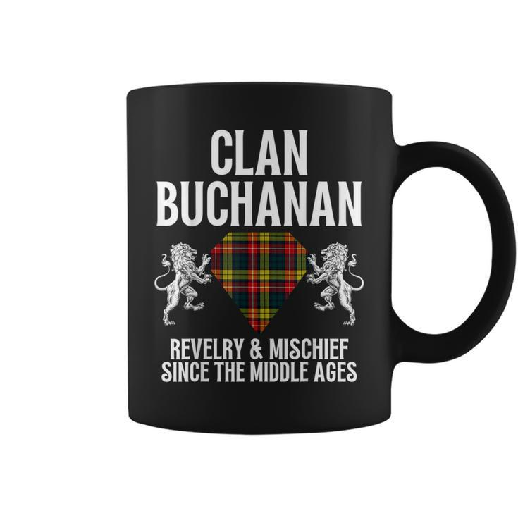 Buchanan Clan Scottish Name Coat Of Arms Tartan Family Coffee Mug