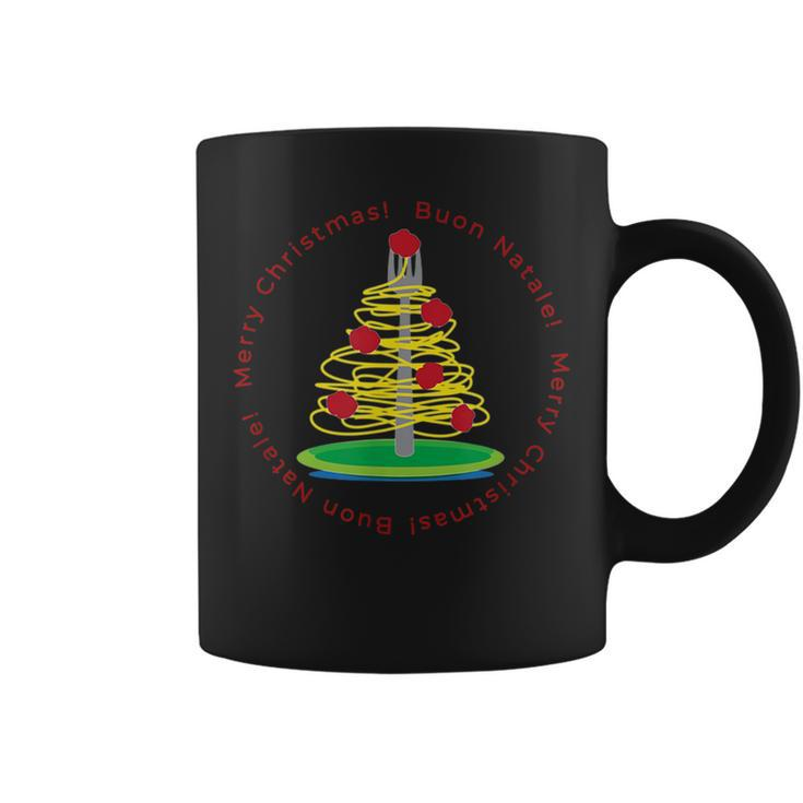 Buon Natale Spaghetti Meatballs Italian Christmas  Coffee Mug