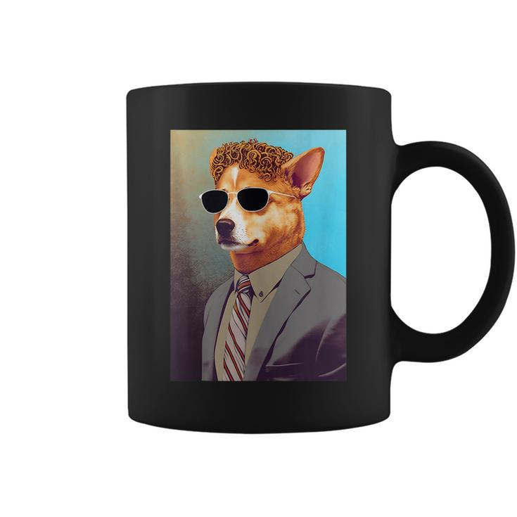 Bussin Corgi Funny Meme Zoomer Cool Trending  Coffee Mug