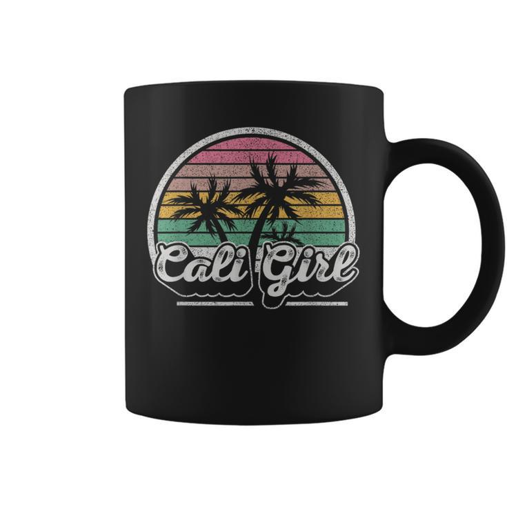 Cali Girl California Retro California Palm Trees Summer  Coffee Mug