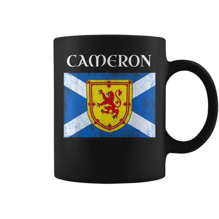 Cameron Scottish Clan Name Gift Scotland Flag Festival Coffee Mug