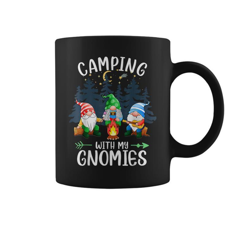 Camping With My Gnomies Funny Gnome Camp Women Men  Coffee Mug