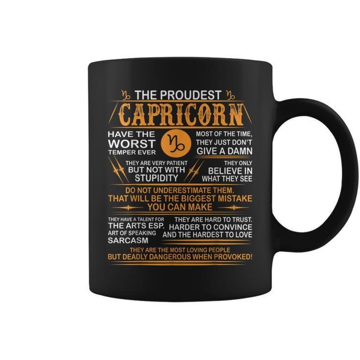Capricorn Worst Temper Dangerous When Provoked Coffee Mug