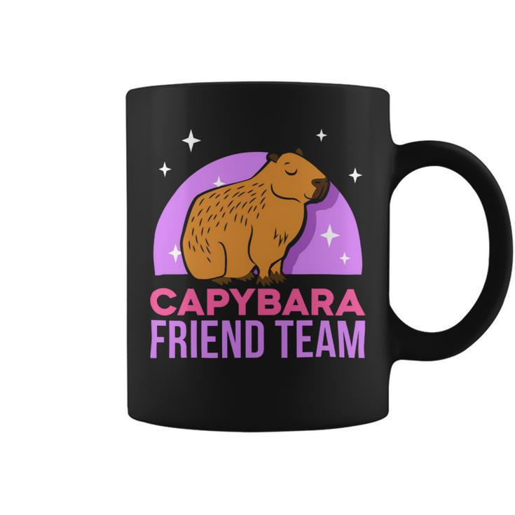 Capybara Friend Team Lover Animal Capybaras Rodent Coffee Mug