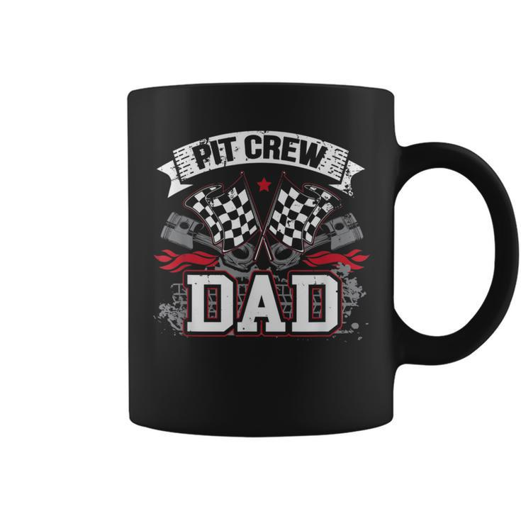 Car Drag Racer Pit Crew Dad Drag Racing  Coffee Mug