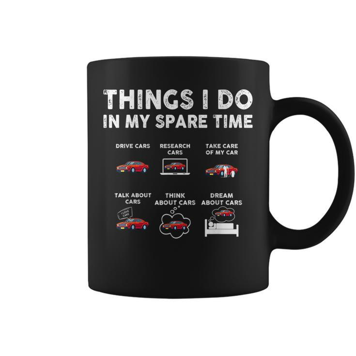 Car Guy Things I Do In My Spare Time Funny Muscle Cars Lover Cars Funny Gifts Coffee Mug