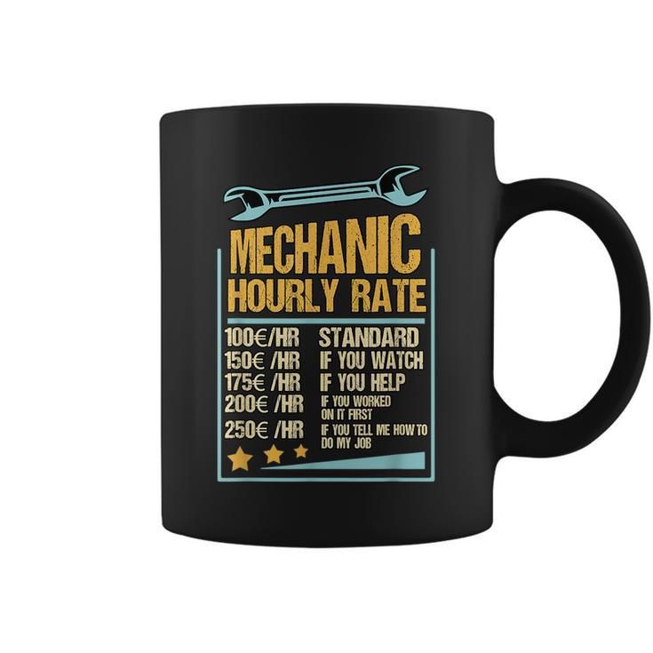 Car Mechanic Hourly Rate Repair Garage Job Funny Gift Mechanic Funny Gifts Funny Gifts Coffee Mug