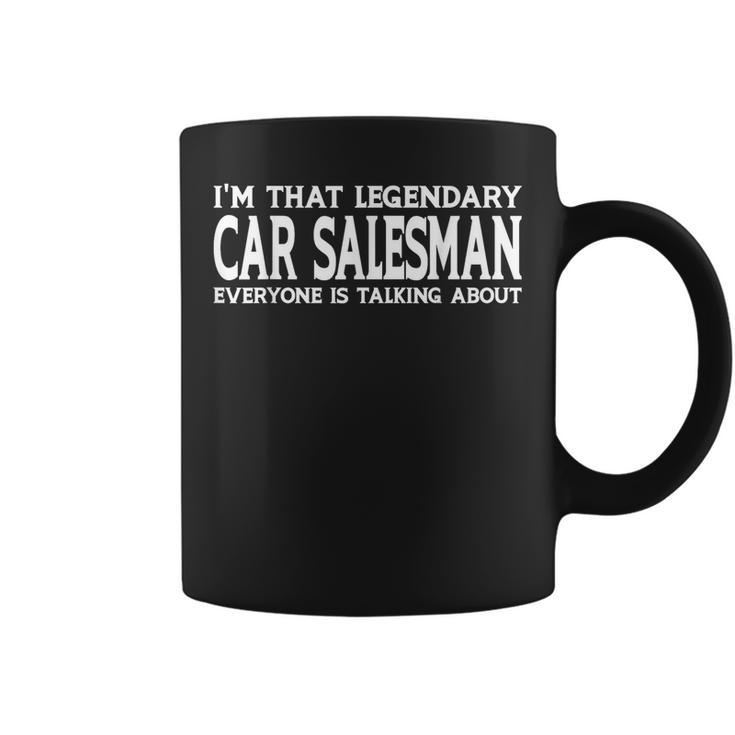 Car Salesman Job Title Employee Funny Worker Car Salesman  Coffee Mug