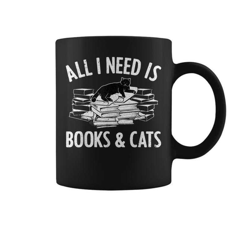 Cat Book For Men Women Novel Book Lovers Reading Librarian Reading Funny Designs Funny Gifts Coffee Mug