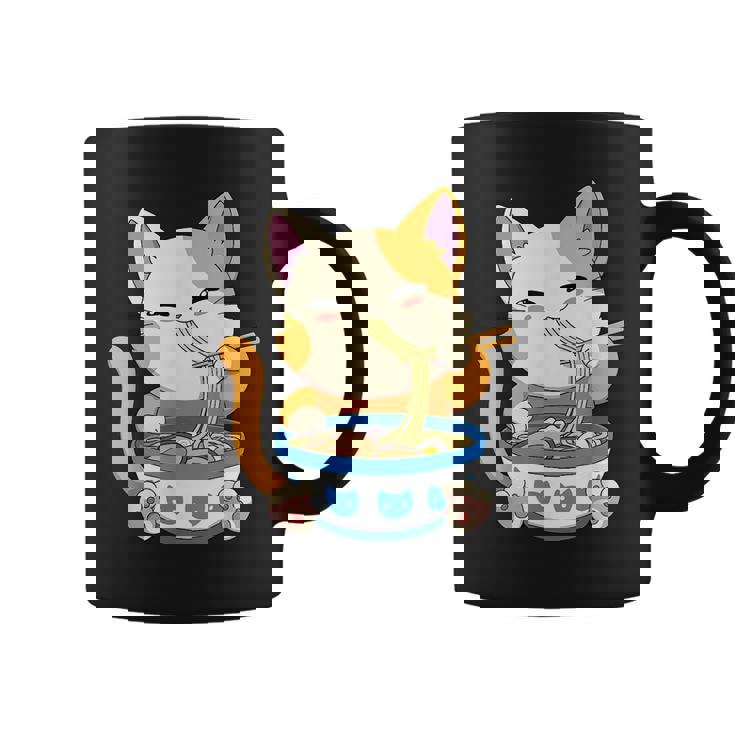 Cat Ramen Kawaii Anime Girls Coffee Mug