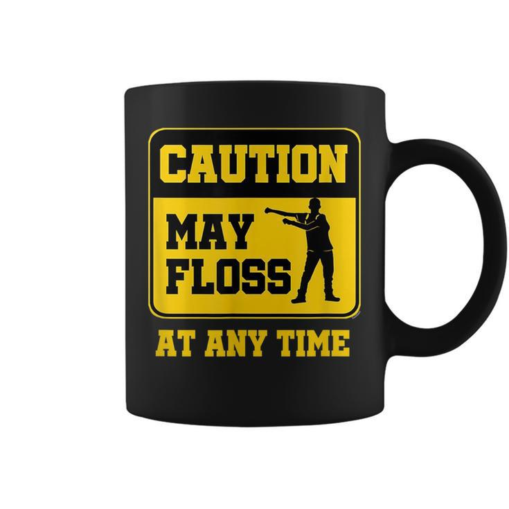 Caution Floss Dance Warning Gift  Coffee Mug