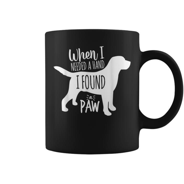 Cavador When Need Hand Found Paw Dog Mom Dad Women Coffee Mug