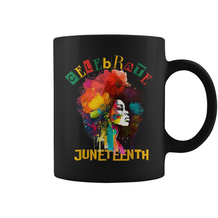 Celebrate Junenth  Women African Black History Month  Coffee Mug