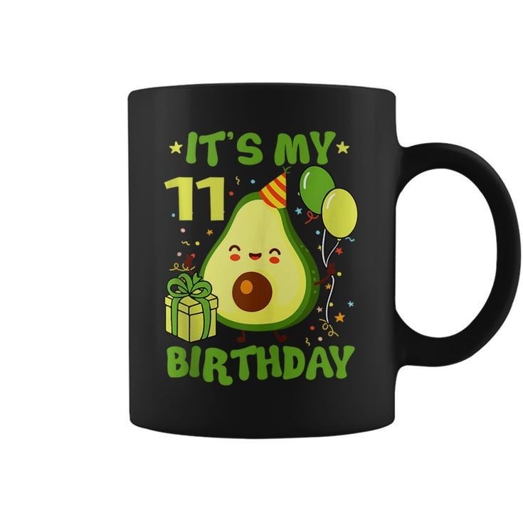 Celebrate Your Little 11Th Birthday In Style With Avocado  Coffee Mug