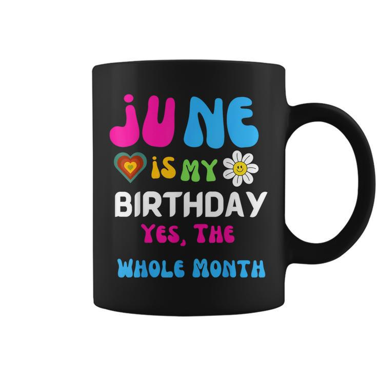 Celebrating My Birthdays Jun Is My Birthday Yes The Whole  Coffee Mug