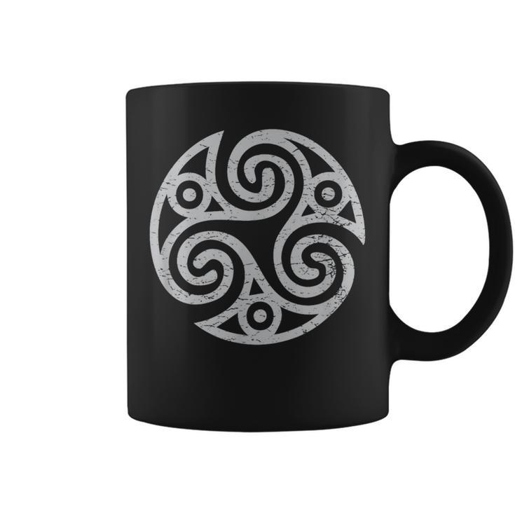 Celtic Triple Spiral Of Life Triskelion Triskele Coffee Mug