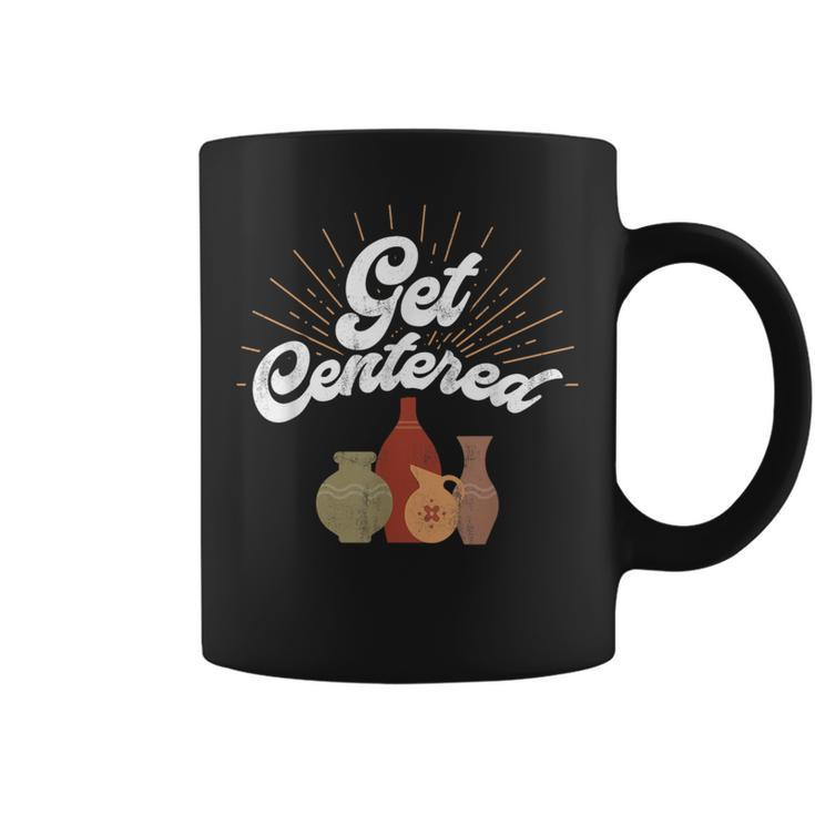 Get Centered Pottery Wheel Hobby Potter Coffee Mug
