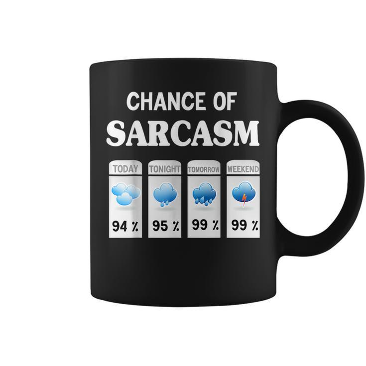 Chance Of Sarcasm Weather  Coffee Mug