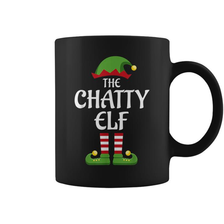 Chatty Elf Family Matching Group Christmas Coffee Mug