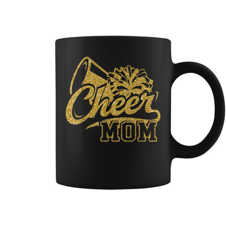 Cheer Mom Biggest Fan Cheerleader Cheerleading Mother's Day Coffee Mug