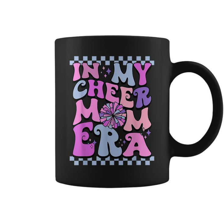 In My Cheer Mom Era Trendy Cheerleading Football Mom Life Coffee Mug