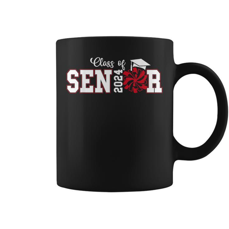 Cheer Senior 2024 Class Of 2024 Cheerleading Graduation Coffee Mug