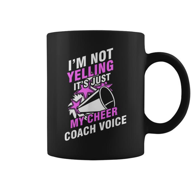Cheerleading Cheer Coach Voice Cheering Squad Coffee Mug