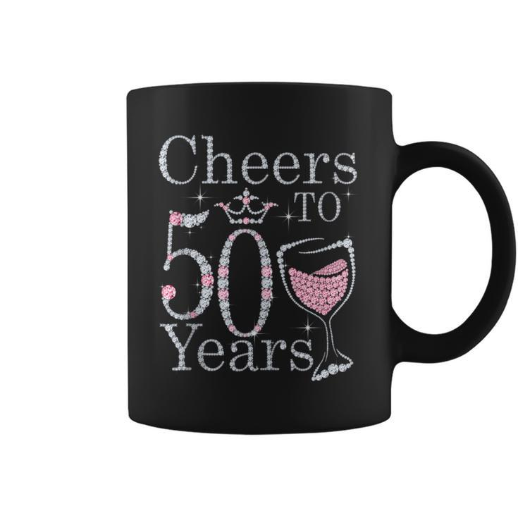 Cheers To 50 Years 1972 50Th Birthday For Coffee Mug