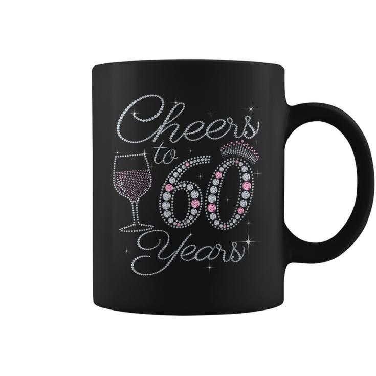 Cheers To 60 Years 1962 60Th Birthday For Coffee Mug
