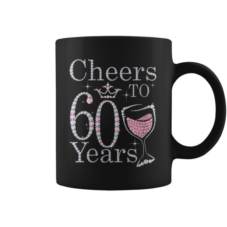 Cheers To 60 Years 1962 60Th Birthday For Coffee Mug