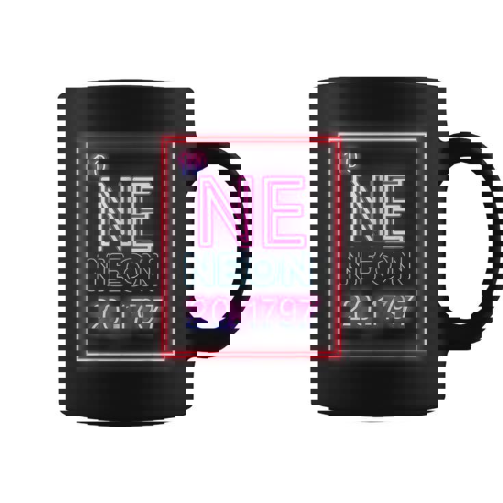 The Chemistry Periodic Table For Scientists Neon Element Coffee Mug