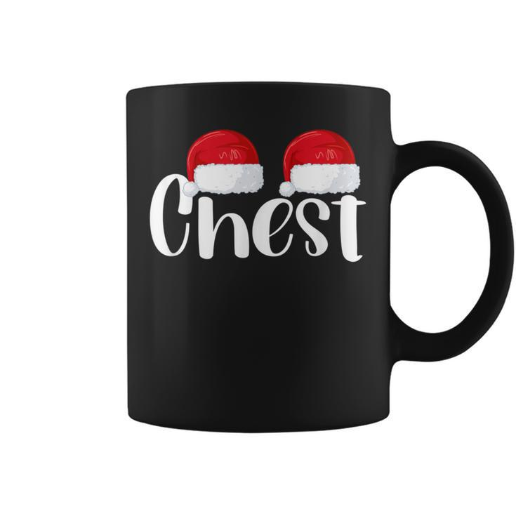 Chest Nuts Christmas Matching Couple Chestnuts Santa Hat Coffee Mug
