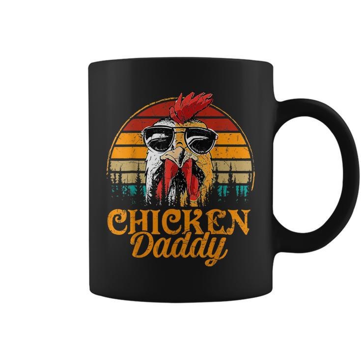 Chicken Daddy Vintage Poultry Farmer Fathers Day Mens Coffee Mug