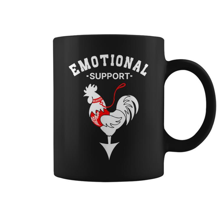 Chicken Emotional Support Cock Coffee Mug