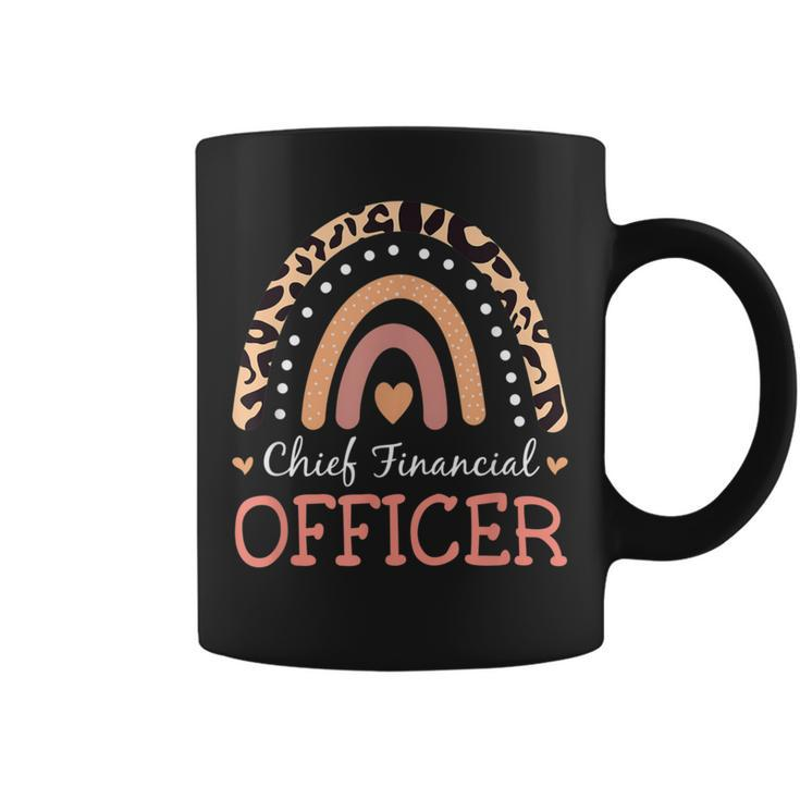Chief Financial Officer Leopard Rainbow Appreciation Coffee Mug