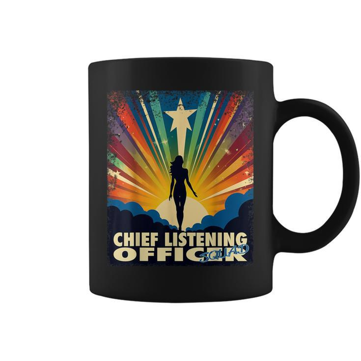 Chief Listening Officer Female Hero Job Women Coffee Mug