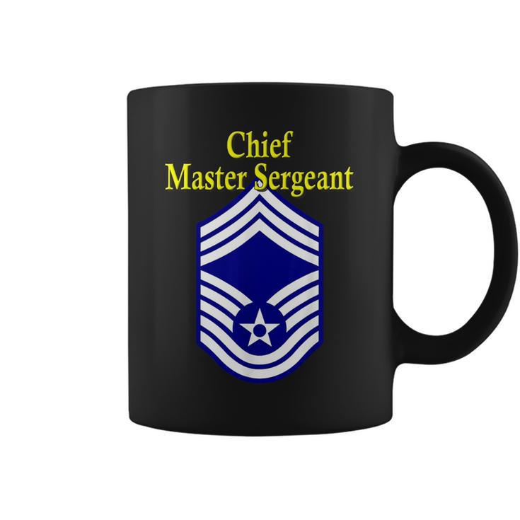 Chief Master Sergeant Air Force Rank Insignia Coffee Mug