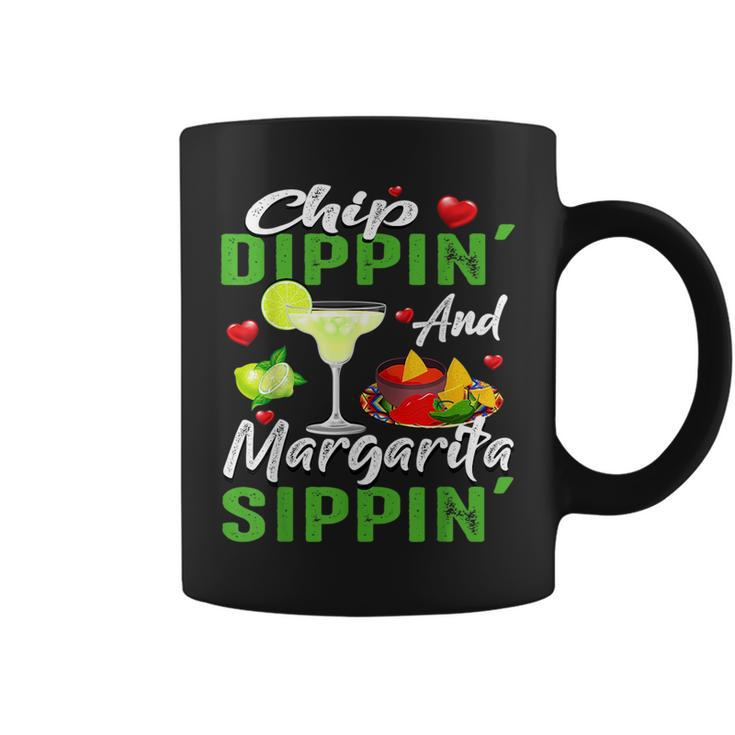 Chip Dippin And Margarita Sippin Funny Cinco De Mayo Women Cinco De Mayo Funny Gifts Coffee Mug