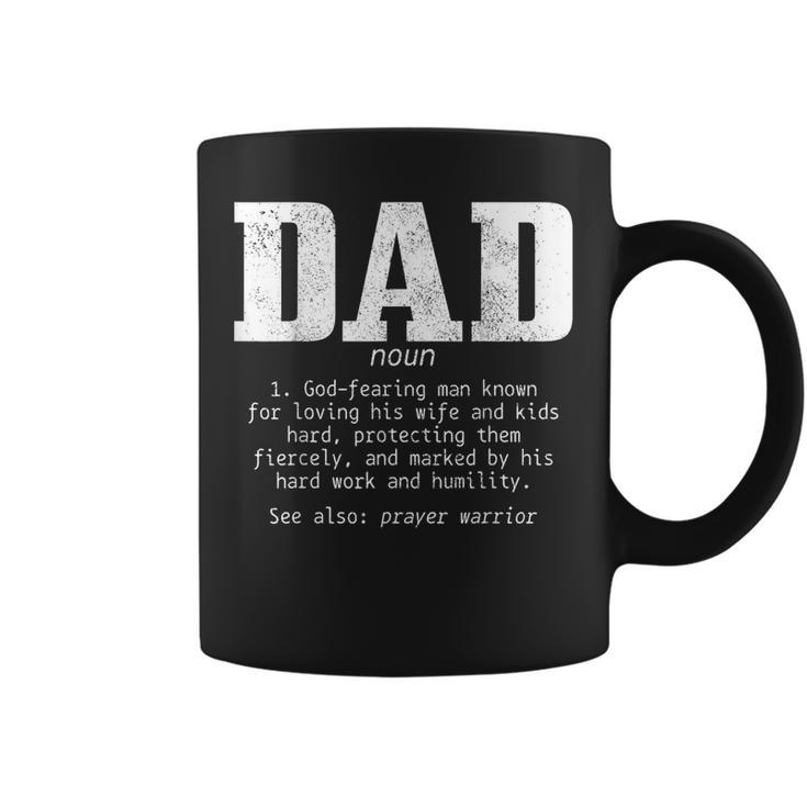 Christian Dad Religious Faith Bible Verse Fathers Day  Coffee Mug