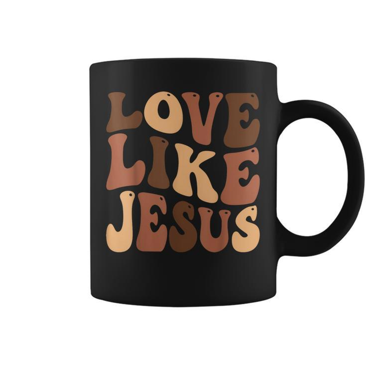 Christian Love Like Jesus Melanin Black History  Coffee Mug