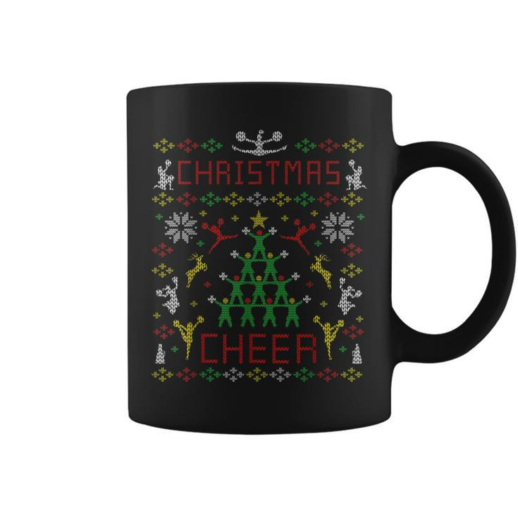 Christmas Cheerleader Cheer Ugly Christmas Sweater Party Coffee Mug