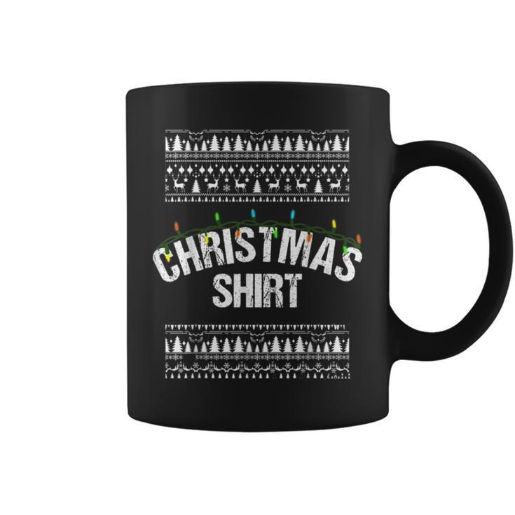 Christmas Fairy Lights Ugly Christmas Sweaters Coffee Mug