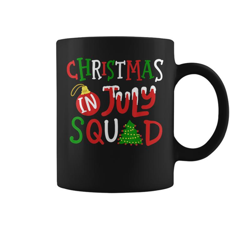 Christmas In July Squad Funny Merry Xmas Men Women Kids  Coffee Mug