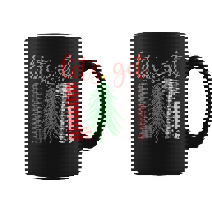 Christmas Let's Get Lit Festive Alcohol Coffee Mug
