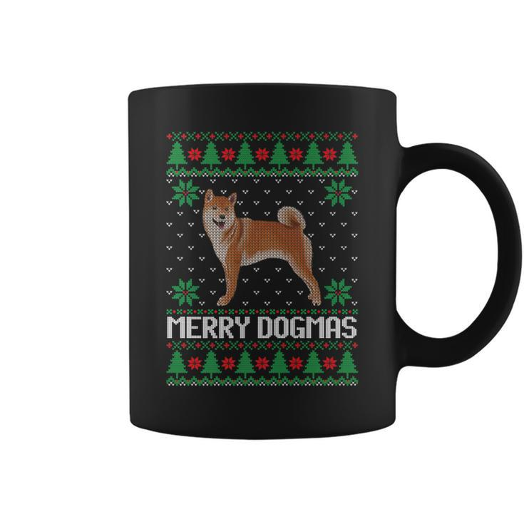 Christmas Merry Dogmas Ugly Christmas Sweater Coffee Mug