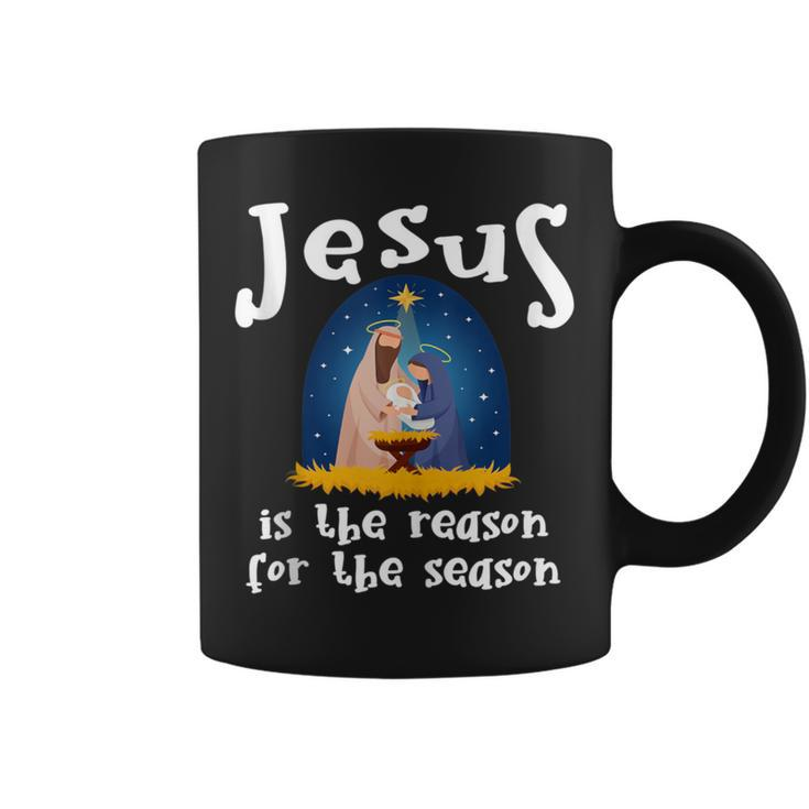 Christmas Nativity Jesus Is The Reason For The Season Coffee Mug