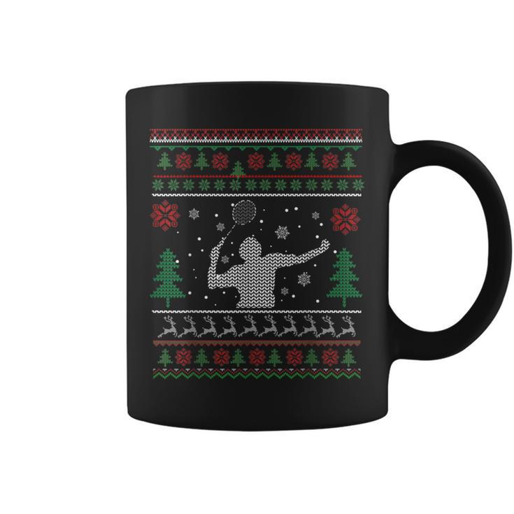 This Is My Christmas Pajama Badminton Ugly Sweater Coffee Mug